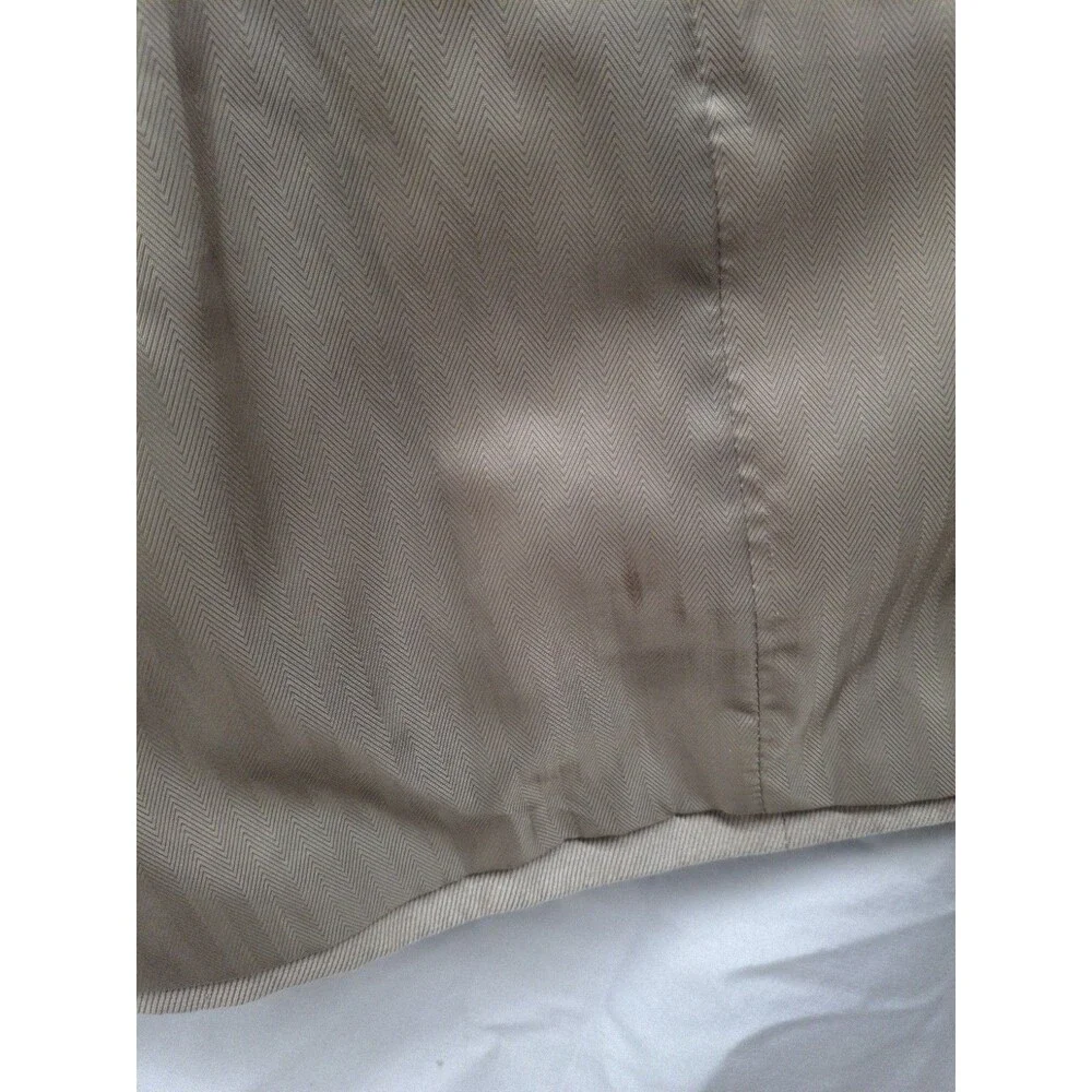 Jean Paul Germain Sport Coat LONDON Blazer Mens 38R Beige Microfiber